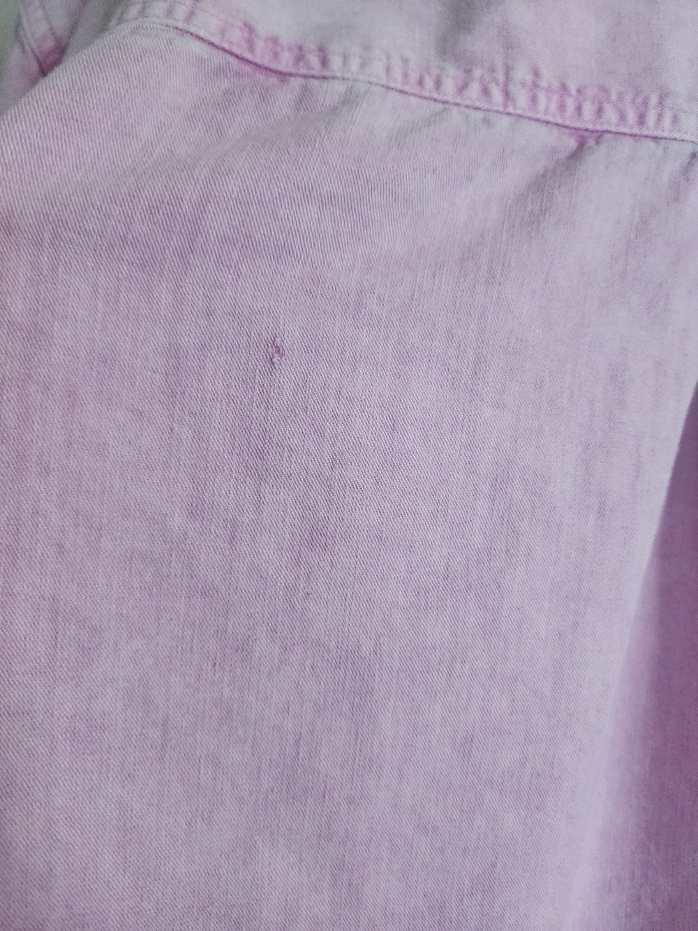 Rails Pink Ingrid Acid Wash Raw Hem Button Down Shirt Large - Picture 8 of 8